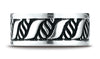 Benchmark-Cobaltchrome-10-mm-Comfort-Fit-Blackened-Pattern-Wedding-Band-Ring--Size-6.5--CF610464CC06.5