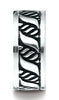 Benchmark-Cobaltchrome-10-mm-Comfort-Fit-Blackened-Pattern-Wedding-Band-Ring--Size-7--CF610464CC07