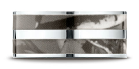 Benchmark-Cobaltchrome-10-mm-Comfort-Fit-Wedding-Band-Ring-with-Hunting-Camo-Inlay--Size-6.5--CF610466CC06.5