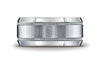 Benchmark-Argentium-Silver-10-mm-Comfort-Fit-Satin-Finished-Rope-Edge-Design-Wedding-Band-Ring--Size-8.5--CF610476SV08.5
