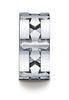 Benchmark-Cobaltchrome-10-mm-Comfort-Fit-Satin-Finished-Celtic-Cross-Design-Wedding-Band-Ring--Size-7--CF610477CC07