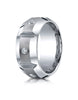 Benchmark-Cobaltchrome-10-mm-Comfort-Fit-3-Stone-Diamond-Design-Wedding-Band-Ring--0.20-cttw--Size-6--CF610990CC06
