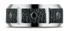 Benchmark-Cobaltchrome-10-mm-Comfort-Fit-Blackened-Micro-Hammer-Diamond-Wedding-Band--0.20-cttw--Size-8--CF610991CC08