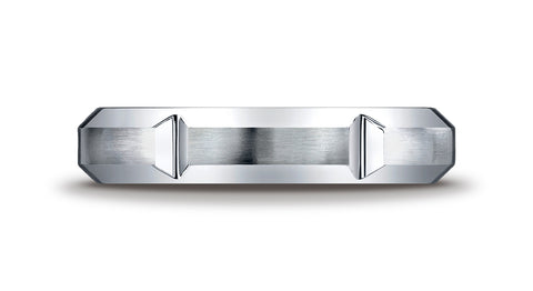 Benchmark-Cobaltchrome-Comfort-Fit-Satin-Finish-High-Polish-Grooves-&-Beveled-Edge-Design-Band--Size-6.5--CF65449CC06.5