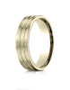 Benchmark-14K-Yellow-Gold-6mm-Comfort-Fit-Satin-Finished-w/-Parallel-Center-Cuts-Carved-Design-Band--4--CF6633414KY04