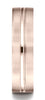 Benchmark-14K-Rose-Gold-6mm-Comfort-Fit-Satin-Finished-w/-High-Polished-Center-Cut-Wedding-Band--Sz-4.5--CF6641114KR04.5