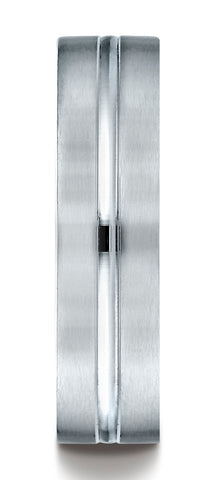 Benchmark-18K-White-Gold-6mm-Comfort-Fit-Satin-Finish-w/-High-Polished-Center-Cut-Wedding-Band--Size-4.5--CF6641118KW04.5