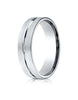 Benchmark-Platinum-6mm-Comfort-Fit-Satin-Finished-with-High-Polished-Center-Cut-Carved-Design-Band-Sz-4--CF66411PT04
