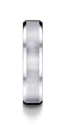 Benchmark-Cobaltchrome-6mm-Comfort-Fit-Satin-Finished-Beveled-Edge-Design-Wedding-Band-Ring--Size-7--CF66416CC07