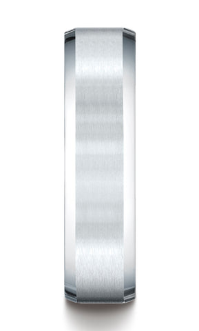 Benchmark-Palladium-6mm-Comfort-Fit-Satin-Finish-w/-High-Polished-Beveled-Edge-Band--Size-4.5--CF66416PD04.5