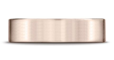 Benchmark-14K-Rose-Gold-6mm-Comfort-Fit-Satin-Finished-Carved-Design-Wedding-Band-Ring--Size-4.25--CF6642014KR04.25