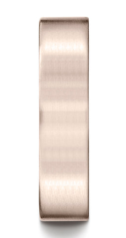 Benchmark-14K-Rose-Gold-6mm-Comfort-Fit-Satin-Finished-Carved-Design-Wedding-Band-Ring--Size-4.5--CF6642014KR04.5