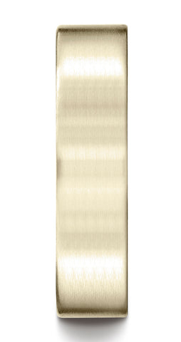 Benchmark-14K-Yellow-Gold-6mm-Comfort-Fit-Satin-Finished-Carved-Design-Wedding-Band-Ring--Size-4.5--CF6642014KY04.5