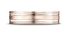 Benchmark-14K-Rose-Gold-6mm-Comfort-Fit-Satin-Finished-with-Parallel-Grooves-Carved-Design-Band--Size-4.25--CF6642314KR04.25