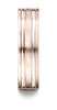 Benchmark-14K-Rose-Gold-6mm-Comfort-Fit-Satin-Finished-with-Parallel-Grooves-Carved-Design-Band--Sz-4.5--CF6642314KR04.5
