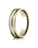 Benchmark-18K-Yellow-Gold-6mm-Comfort-Fit-Satin-Finished-with-Parallel-Grooves-Carved-Design-Band--Sz-4--CF6642318KY04