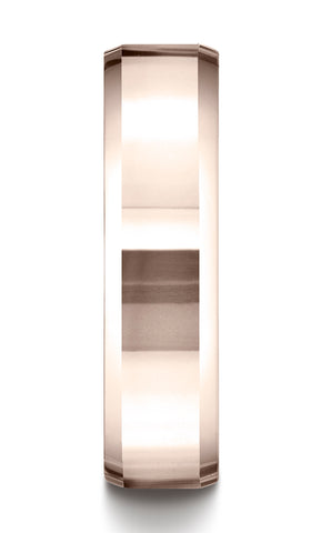 Benchmark-14K-Rose-Gold-6mm-Comfort-Fit-High-Polished-Carved-Design-Wedding-Band-Ring--Size-4.5--CF6642614KR04.5