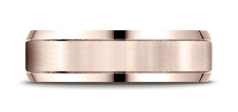 Benchmark-14K-Rose-Gold-6mm-Comfort-Fit-Satin-Finished-High-Polished-Beveled-Edge-Carved-Design-Band--4.25--CF6643614KR04.25