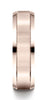 Benchmark-14K-Rose-Gold-6mm-Comfort-Fit-Satin-Finish-High-Polished-Beveled-Edge-Band--Size-4.5--CF6643614KR04.5