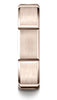 Benchmark-14K-Rose-Gold-6mm-Comfort-Fit-Satin-Finished-Grooves-Carved-Design-Wedding-Band-Ring--Size-4.5--CF6644914KR04.5
