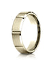 Benchmark-14K-Yellow-Gold-6mm-Comfort-Fit-Satin-Finished-Grooves-Carved-Design-Wedding-Band-Ring--Size-4--CF6644914KY04