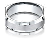 Benchmark-14K-White-Gold-7mm-Ergonomic-Comfort-Fit-Satin-Finish-w/-High-Polish-Beveled-Edge-Band--Size-4.25--CF67241614KW04.25