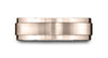 Benchmark-14k-Rose-Gold-7mm-Comfort-Fit-Satin-Finished-w/-High-Polished-Drop-Edge-Carved-Des.-Band--Sz-4.25--CF6735114KR04.25