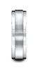 Benchmark-Platinum-7mm-Comfort-Fit-Satin-Finished-w/-High-Polished-Drop-Edge-Carved-Design-Band--Sz-4.5--CF67351PT04.5