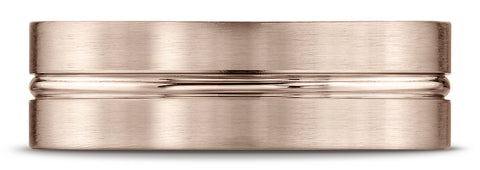 Benchmark-14k-Rose-Gold-7mm-Comfort-Fit-Satin-Finished-w/-High-Polished-Center-Cut-Carved-Design-Band--4.25--CF6741114KR04.25