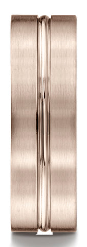 Benchmark-14k-Rose-Gold-7mm-Comfort-Fit-Satin-Finished-w/-High-Polished-Center-Cut-Carved-Dsn.-Band--4.5--CF6741114KR04.5