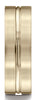 Benchmark-14k-Yellow-Gold-7mm-Comfort-Fit-Satin-Finish-w/-High-Polish-Center-Cut-Carved-Design-Band--4.5--CF6741114KY04.5