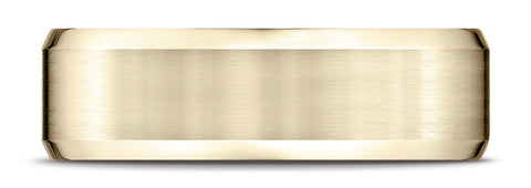 Benchmark-10k-Yellow-Gold-7mm-Comfort-Fit-Satin-Finish-w/-High-Polish-Beveled-Edge-Carved-Design-Band--4.25--CF6741610KY04.25