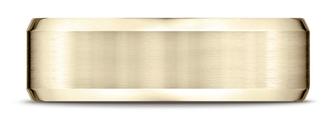 Benchmark-14k-Yellow-Gold-7mm-Comfort-Fit-Satin-Finish-w/-High-Polish-Beveled-Edge-Carved-Design-Band--4.25--CF6741614KY04.25