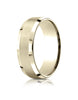 Benchmark-10k-Yellow-Gold-7mm-Comfort-Fit-Satin-Finish-w/-High-Polish-Beveled-Edge-Carved-Design-Band--4--CF6741610KY04