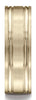 Benchmark-14k-Yellow-Gold-7mm-Comfort-Fit-Satin-Finished-w/-Parallel-Grooves-Carved-Design-Band--Sz-4.5--CF6742314KY04.5