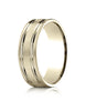 Benchmark-18k-Yellow-Gold-7mm-Comfort-Fit-Satin-Finished-with-Parallel-Grooves-Carved-Design-Band--Sz-4--CF6742318KY04