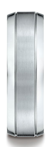 Benchmark-18k-White-Gold-7mm-Comfort-Fit-Satin-Finished-High-Polished-Beveled-Edge-Carved-Dsn-Band--4.5--CF6743618KW04.5