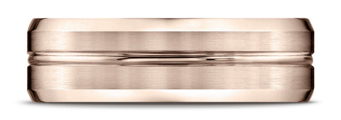 Benchmark-14k-Rose-Gold-7mm-Comfort-Fit-Satin-Finished-with-High-Polished-Cut-Carved-Design-Band--Size-4.25--CF6743914KR04.25