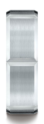 Benchmark-14k-White-Gold-7mm-Comfort-Fit-Satin-Finished-Grooves-Carved-Design-Band--Size-4.5--CF6744914KW04.5