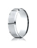 Benchmark-14k-White-Gold-7mm-Comfort-Fit-Satin-Finished-Grooves-Carved-Design-Band--Size-4--CF6744914KW04