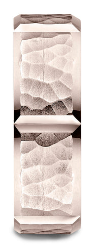 Benchmark-14k-Rose-Gold-7mm-Comfort-Fit-Hammered-Finish-Grooved-Carved-Design-Band--Size-4.5--CF6746814KR04.5