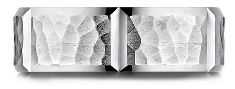 Benchmark-Platinum-7mm-Comfort-Fit-Hammered-Finish-Grooved-Carved-Design-Band--Size-4.25--CF67468PT04.25