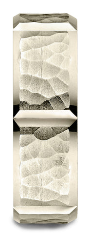 Benchmark-14k-Yellow-Gold-7mm-Comfort-Fit-Hammered-Finish-Grooved-Carved-Design-Band--Size-4.5--CF6746814KY04.5