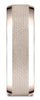 Benchmark-14k-Rose-Gold-7mm-Comfort-Fit-High-Polish-Round-Edge-Cross-Hatch-Center-Design-Band--Size-4.5--CF6746914KR04.5