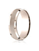 Benchmark-14k-Rose-Gold-7mm-Comfort-Fit-High-Polish-Round-Edge-Cross-Hatch-Center-Design-Band--Size-4--CF6746914KR04