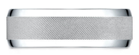 Benchmark-10k-White-Gold-7mm-Comfort-Fit-High-Polish-Round-Edge-Cross-Hatch-Center-Design-Band--Size-4.25--CF6746910KW04.25