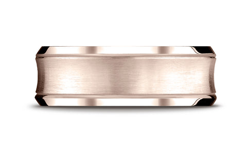 Benchmark-14K-Rose-Gold-7.5mm-Comfort-Fit-Satin-Finished-Concave-Beveled-Edge-Design-Wedding-Band--Sz-4.25--CF6755514KR04.25