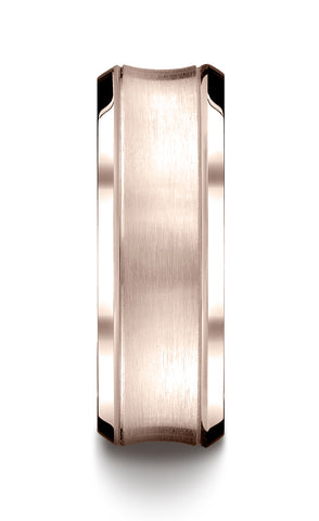 Benchmark-14K-Rose-Gold-7.5mm-Comfort-Fit-Satin-Finished-Concave-Beveled-Edge-Design-Wedding-Band-Sz-4.5--CF6755514KR04.5