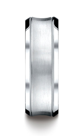Benchmark-Palladium-7.5mm-Comfort-Fit-Satin-Finished-Concave-Beveled-Edge-Design-Wedding-Band--Size-4.5--CF67555PD04.5