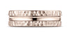 Benchmark-14K-Rose-Gold-7.5mm-Comfort-Fit-Hammered-Finish-Center-Cut-Design-Wedding-Band-Ring--Size-4.25--CF67580014KR04.25